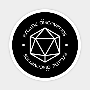 Arcane Discoveries (White) Magnet